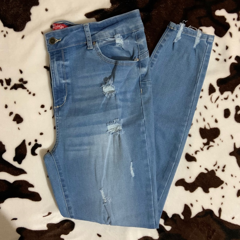 Like New- Wax Jean Skinny Jeans